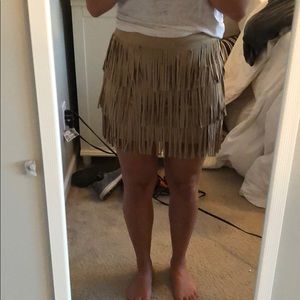 Fringe skirt size small